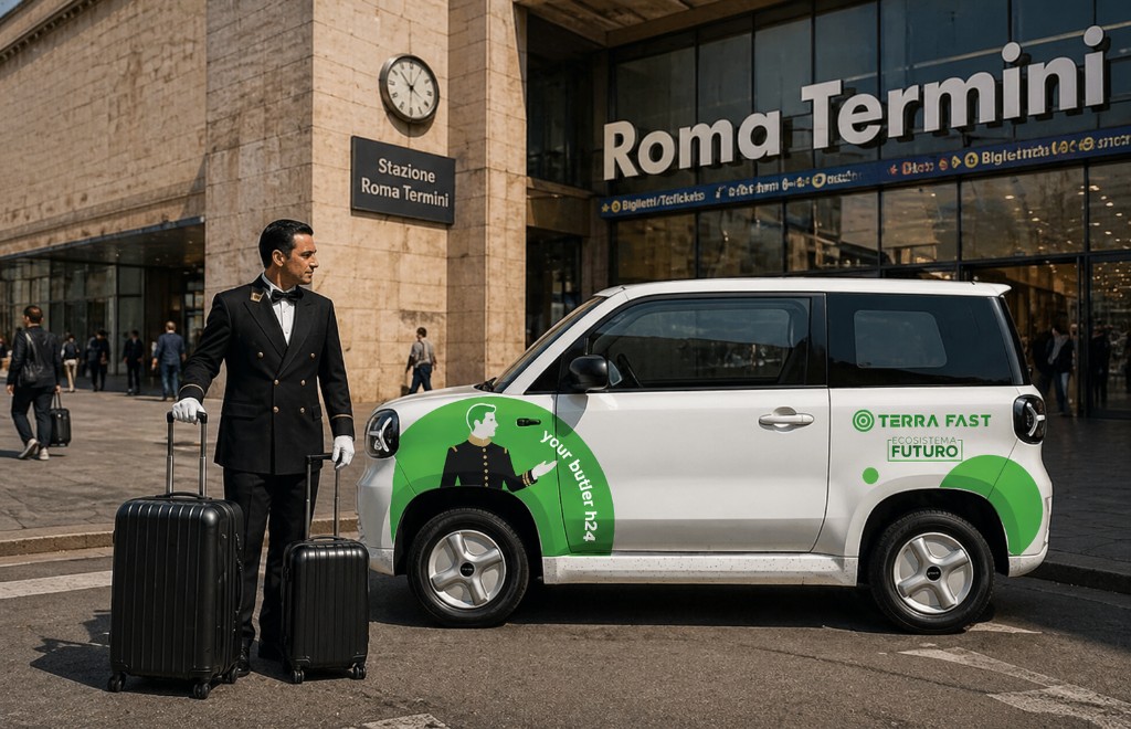 TerraFast Priority : assistant personnel avec voiture électrique