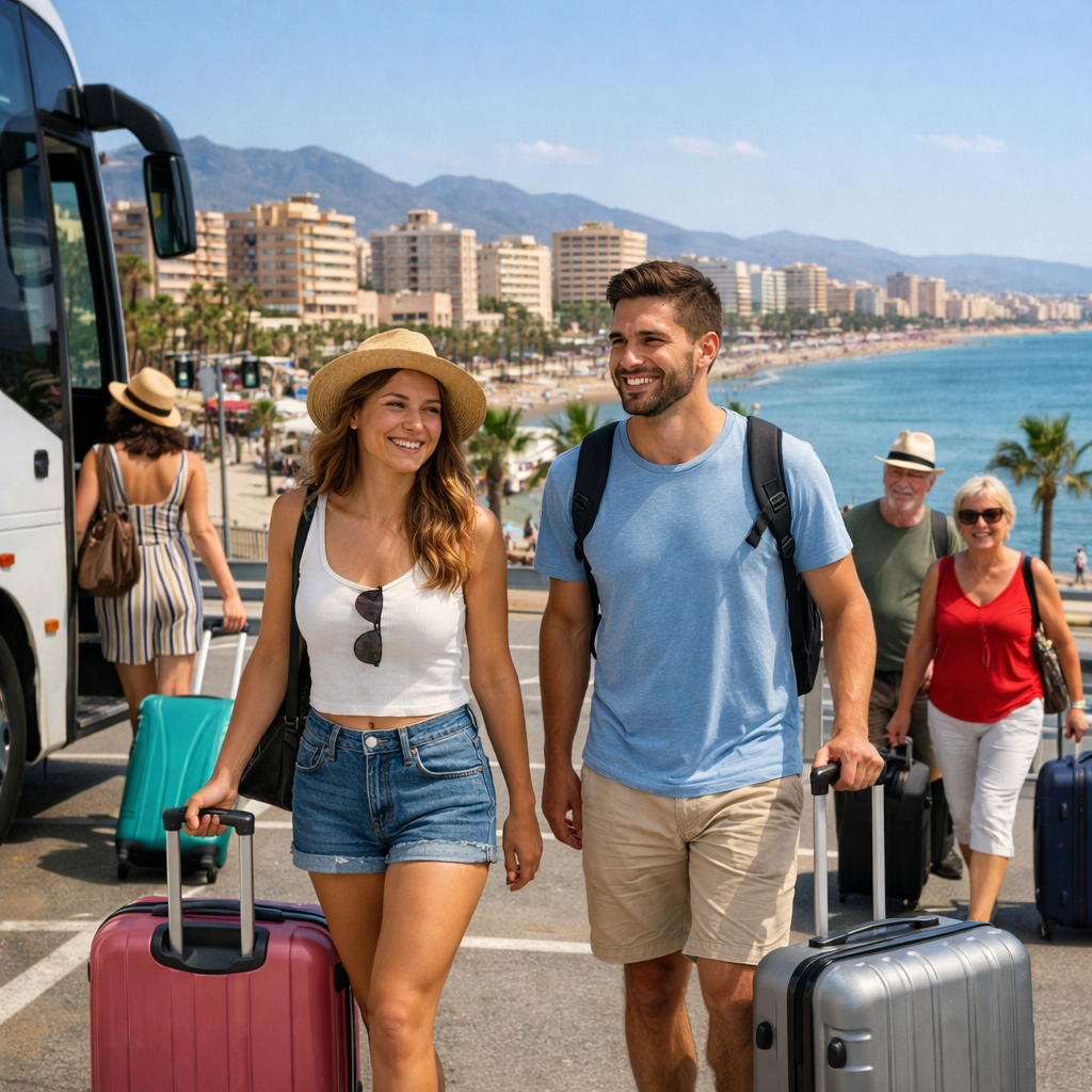 Bus Lotnisko Malaga – Torremolinos <font size="2"> (drzwi do drzwi)</font>