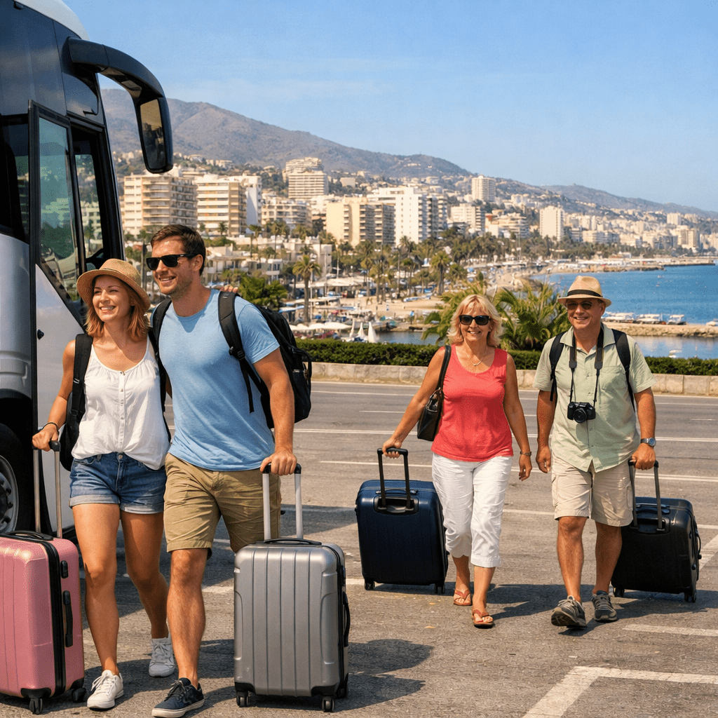 Bus Lotnisko Malaga – Benalmadena<font size="2"> (drzwi do drzwi)</font>