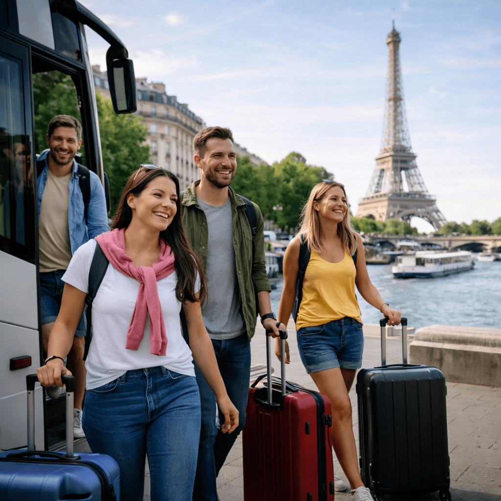 Bus Aeropuerto de Charles de Gaulle – Paris <font size="2">Centro Montparnasse</font>