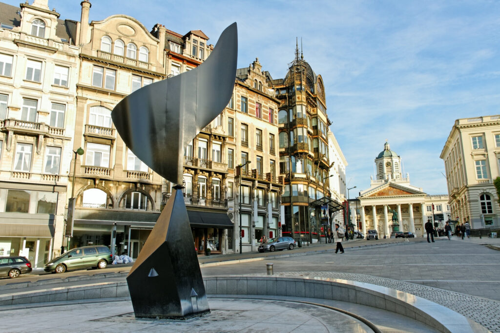 Bus Charleroi Flughafen – Brüssel