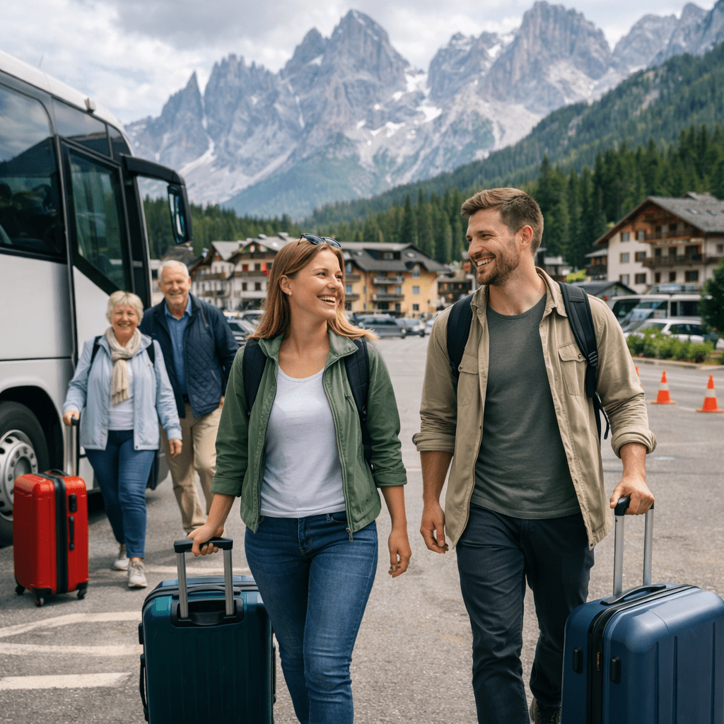 Bus Flughafen Bergamo – Trentino <font size="2"> (Madonna di Campiglio, San Martino di Castrozza – Primiero, Val di Fassa, Val di Fiemme)</font>
