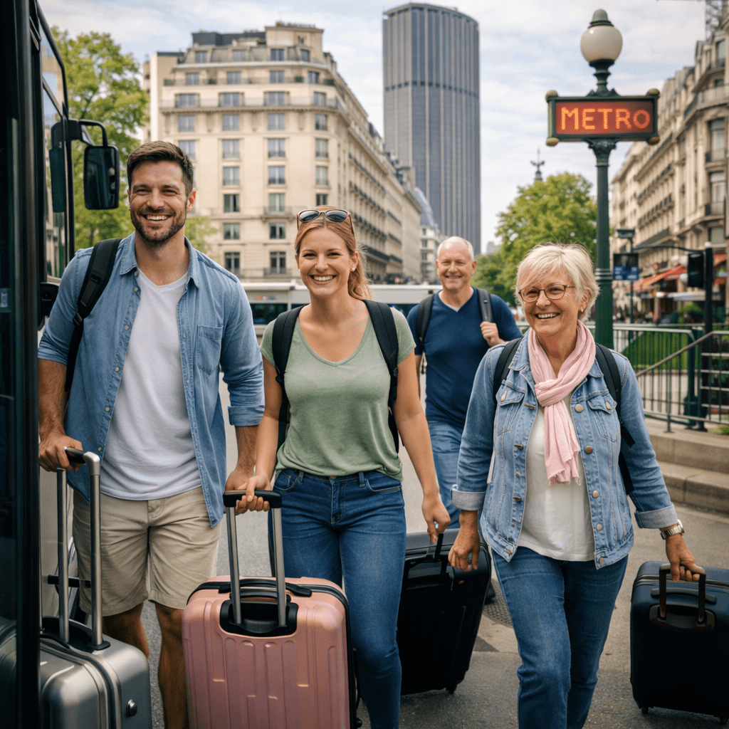 Bus Orly Airport – Paris <font size="2"> Centre Montparnasse</font>