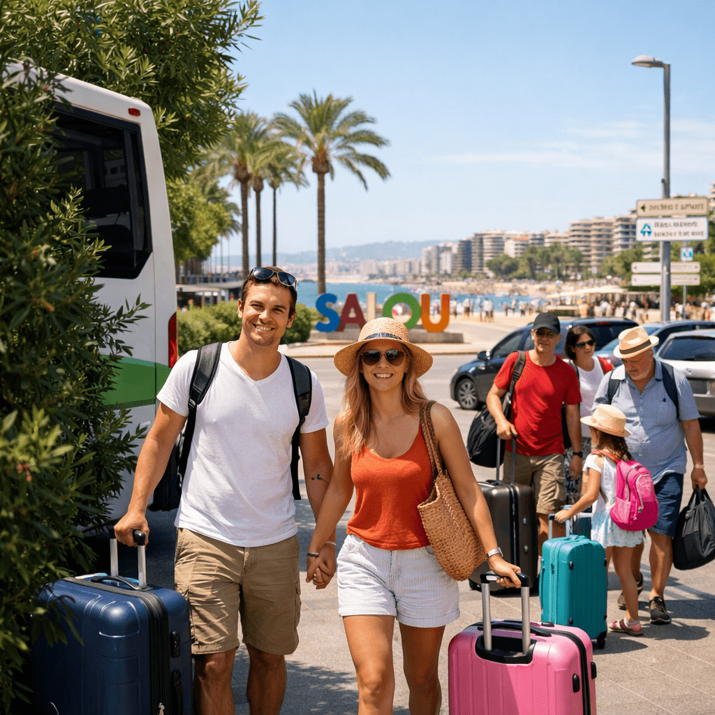 Bus Barcelona Airport – Costa Dorada <font size="2">(door to door)</font><br><font size="2">(La Pineda, Port Aventura, Salou)</font>