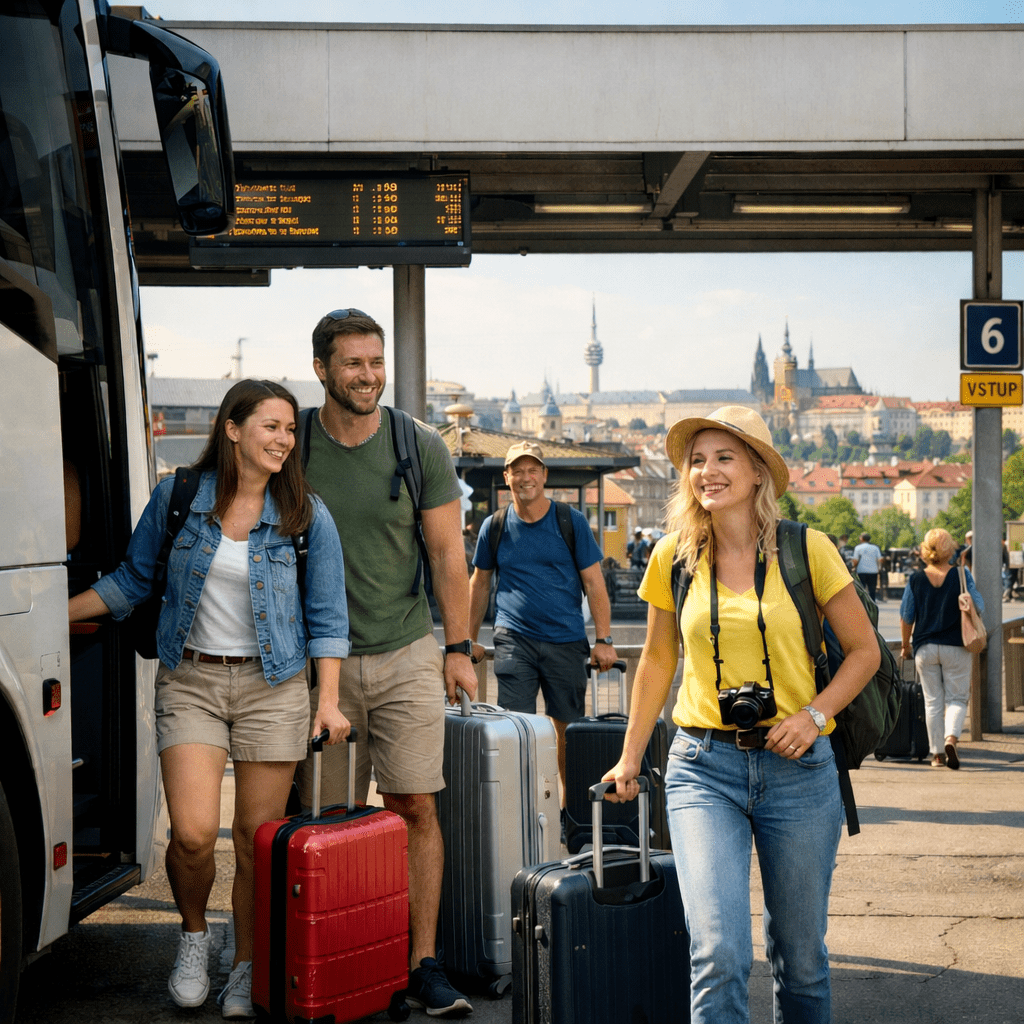 Bus Prague Airport – Prague <font size="2">centre</font>